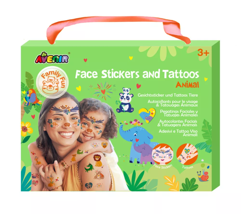 Stickere si tatuaje pentru fata – set parinte-copil – distractie in familie
