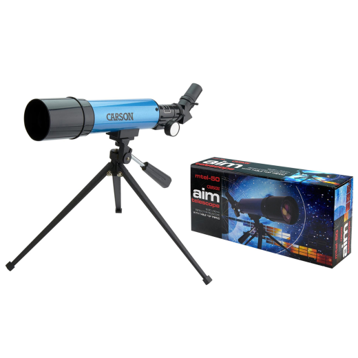 Telesco p Refractor 50mm cu Zoom 20 80x si Trepied de Masa