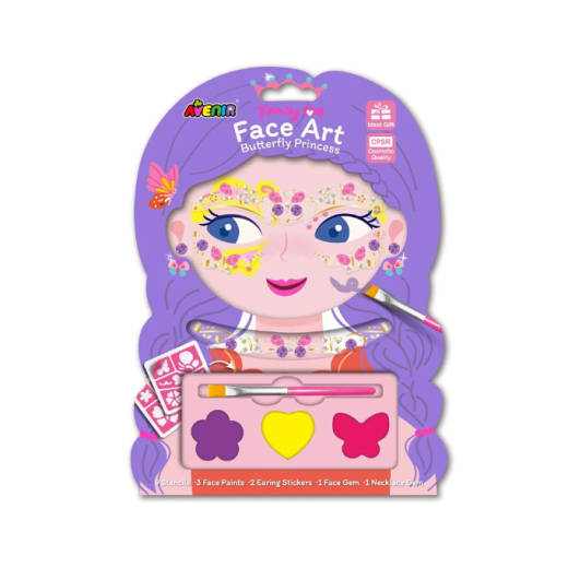 Trusa make-up pictura fata Fluturi