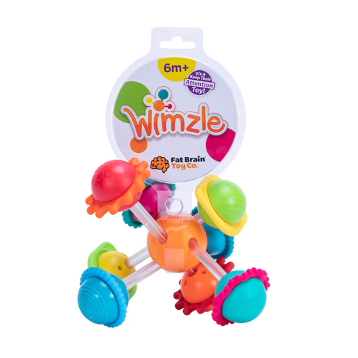 Wimzle Jucarie senzoriala cu bile rotative multicolore